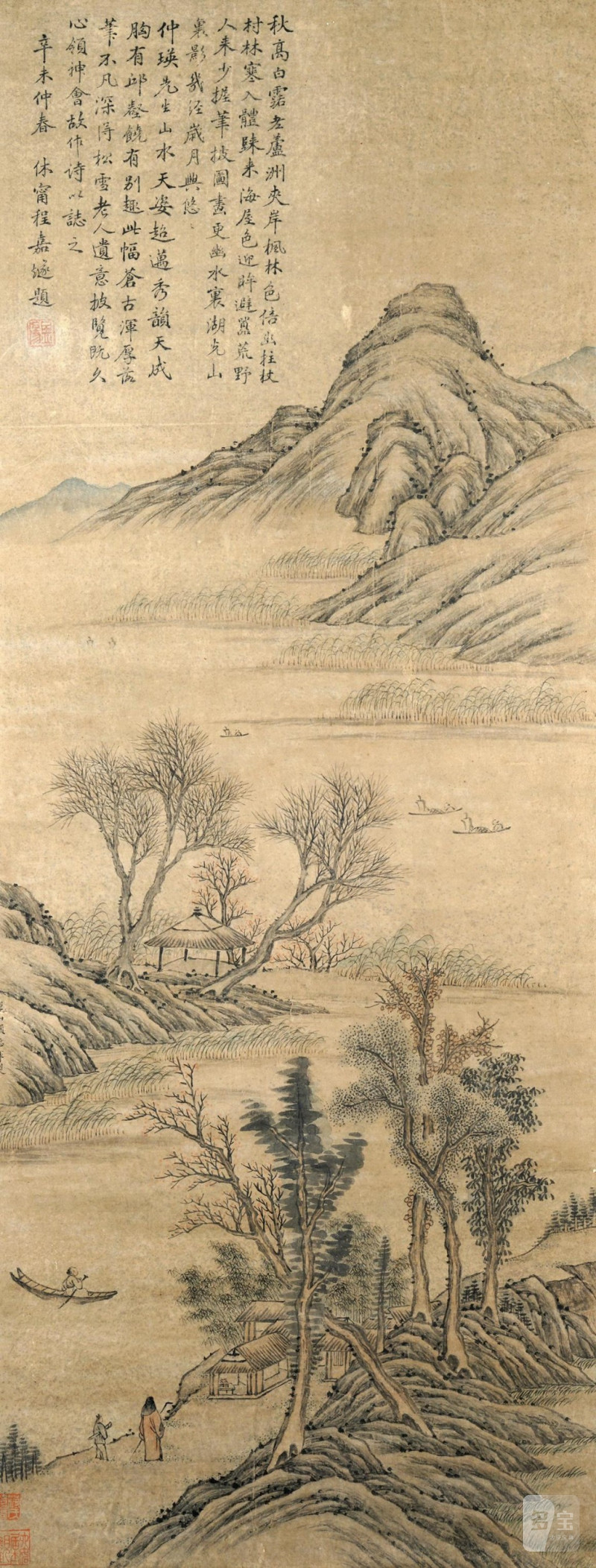    顧仲英 山水